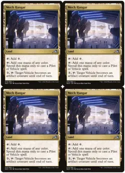 MTG Mech Hangar x4 Kamigawa: Neon Dynasty Uncommon NM Playset - Image 1