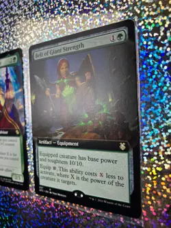 MTG AFC Rare Regular 307 Belt of Giant Strength ( Extended Art) - Image 3