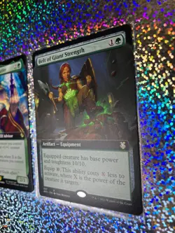 MTG AFC Rare Regular 307 Belt of Giant Strength ( Extended Art) - Image 4