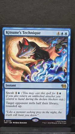 Kitsune's Technique | 42 | Rare | Regular | TMNT | MTG - Image 1