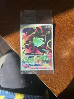 Pokemon Bulbasaur Holo Mega Evolution Stamped Full Art 133/132 Illustration Rare - Image 1