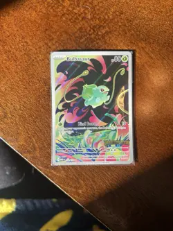 Pokemon Bulbasaur Holo Mega Evolution Stamped Full Art 133/132 Illustration Rare - Image 3