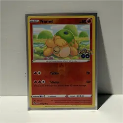Pokemon The Pokemon Company Numel Pokemon GO 013/078 Reverse Holo English Common - Image 1