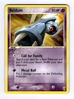 Beldum - 1/12 Hidden Legends #54 (2004) Common NM Pokemon Trainer Kit - Image 1