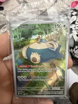 Snorlax - Black Star Alt Art - SVP-051 - Pokemon 151 - Sealed Promo - English - Image 1