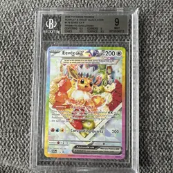 Pokemon TCG Eevee EX 174 SV Scarlet & Violet Black Star Promo BGS/Beckett 9.0 - Image 1