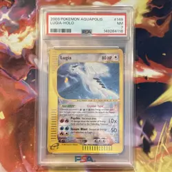Pokemon Aquapolis Lugia Secret Rare Holo 149/147 PSA 7 English TCG - Image 1