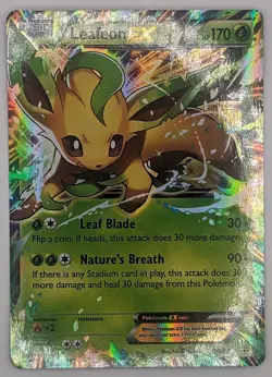 Pokemon Leafeon EX 10/83 Generations Holo Rare Pokemon TCG NM - Image 1