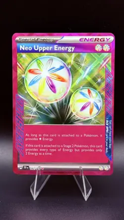 Pokemon TCG SV05: Temporal Forces #162/162 Neo Upper Energy - Image 1