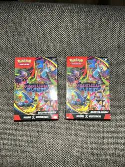 Lot of 2 Pokemon TCG Phantasmal Flames Booster Bundles Factory Sealed Brand New - Image 1