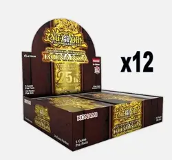 Yugioh Quarter Century BONANZA Booster Case (12 Boxes) Factory Sealed - Rarity - Image 1