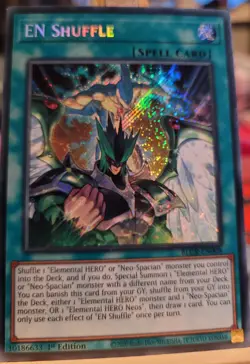 Yu-Gi-Oh BLCR-EN008 en Shuffle Secret Rare 1st Edition NM Condition - Image 1