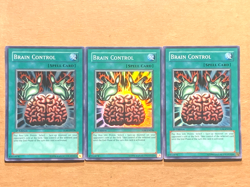 yugioh 3X Brain Control TLM-EN038 1st + Big Shield Guardna DB1-EN097 - Image 3