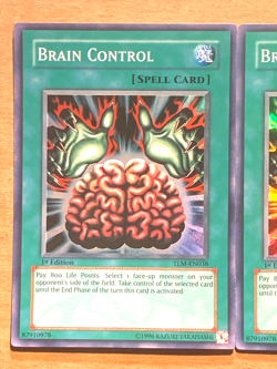 yugioh 3X Brain Control TLM-EN038 1st + Big Shield Guardna DB1-EN097 - Image 4