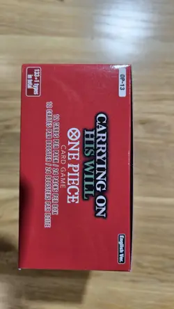 One Piece Carrying On His Will OP13 Booster Box NO SEAL (Not Tampered) - Image 2