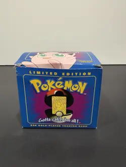 Pokemon Jigglypuff 23K Gold Plated Trading Card Limited Edition w/ Box & COA - Image 1