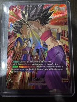 Cabba FB01-007 1st Anniversary Promo Alternate Art Dragon Ball Card Fusion World - Image 1