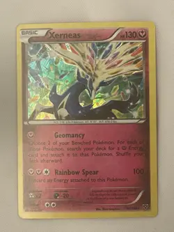 Pokemon Xerneas Cracked Ice Holo Rare Card 96/146 XY 2014 - Image 1