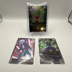 Dragon Ball Super Fusion World Red Card Lot Kefla Foil Piccolo Gowasu 3 Cards NM - Image 2