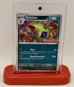Tyranitar 135/193 – Paldea Evolved Stamp – Rare Holo – Near Mint Pokemon Card - Image 1