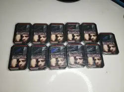 11pc BATTLESTAR GALACTICA Collectable Card Game Two-Player Starter Set sealed - Image 1