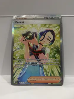 Pokemon TCG Twilight Masquerade Perrin 220/167 Special Illustration Rare Card - Image 1
