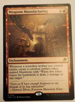 Weapons Manufacturing Edge of Eternities #168 Rare Regular NM+ - Image 1