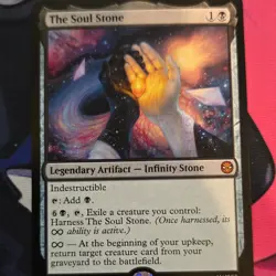 MTG The Soul Stone Legendary Artifact Black Infinity Stone (Regular) EN - Image 1