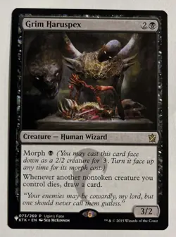 1x Grim Haruspex Regular 073 Seb McKinnon The List Reprints NM MTG Magic The Gat - Image 1