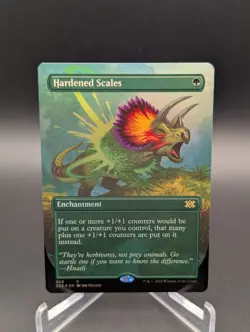 Hardened Scales (Borderless) Double Masters 2022 Foil - Image 1
