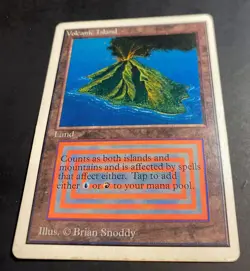 Volcanic Island Magic the Gathering Unlimited Edition Dual Land MTG English - Image 3