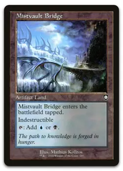Mistvault Bridge (Retro Frame) #189 (NM) Brothers' War BRC Magic MTG - Image 1