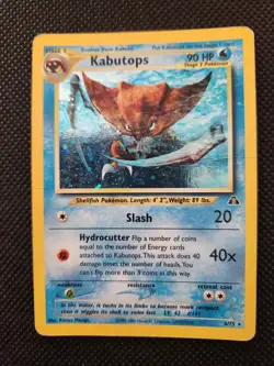 Kabutops Neo Discovery Holo Rare 6/75 Pokemon HP/Dmg - Image 1