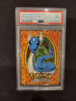 PSA 9 Dragonair Topps Pokemon Movie Edition - Image 1