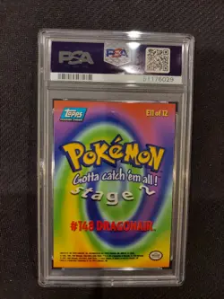 PSA 9 Dragonair Topps Pokemon Movie Edition - Image 2