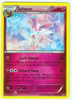 Sylveon Rare XY Furious Fists 72/111 LP Pokemon TCG - Image 1