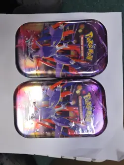 2x Pokemon TCG Mega Evolution Mini Tin Mega Latios NEW AND FACTORY SEALED - Image 2