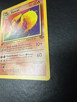 Pokemon - Jungle - 19/64 - Flareon - 1st Edition - Vintage - 1999 - WOTC - Image 3