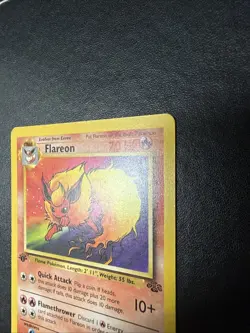 Pokemon - Jungle - 19/64 - Flareon - 1st Edition - Vintage - 1999 - WOTC - Image 4