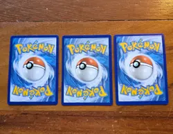 Pokemon 3 Card Gold Lot Energy (Energy 207/165, Energy 258/198, Oranguru) - Image 2
