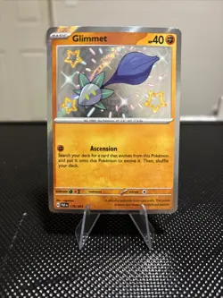 Pokemon TCG Glimmet Scarlet & Violet Paldean Fates Holo Shiny Rare Card 179/091 - Image 1