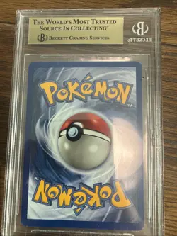 1999 POKEMON FOSSIL 1ST EDITION #54 SHELLDER Beckett Grading Services GEM MT 9.5 - Image 2