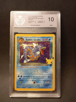 Pokemon Dunkles Garados CEL TR8 PGS 10 GEM MT 8/82 Celebrations - Image 1