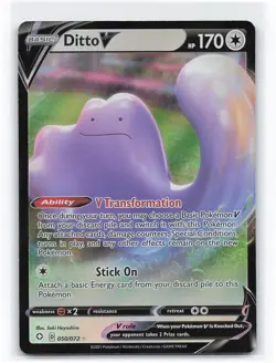 Ditto V Pokemon TCG Shining Fates 2021 50/72 - Image 1