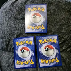 Pokemon TCG Legendary Bird Trio Moltres Zapdos Articuno. Fossil Rare Set - Image 2