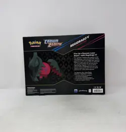 Pokemon TCG Sword & Shield Crown Zenith Regidrago V Collection Sealed Box - Image 3