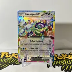 Terapagos ex 128/142 - Stellar Crown Holo Double Rare Pokemon TCG - NM - Image 1