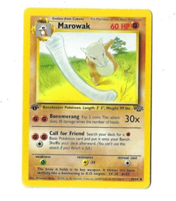 1999 Pokemon TCG #39/64 Marowak Jungle 1st Edition - Image 1