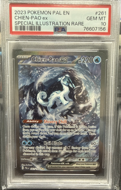 2023 Pokemon SV Paldea Evolved Chien-Pao ex #261/193 PSA 10 - Image 1