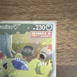 Pokemon Tyranitar V 155/163 Ultra Rare Full Art Single Strike Holo Battle Styles - Image 2